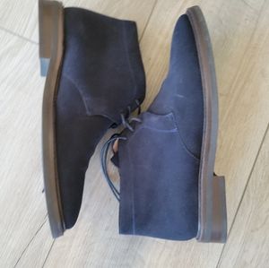 Jack Erwin Navy Suede Chelsea Boots 9.5